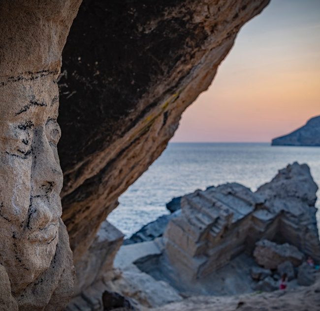 Atlantis Ibiza muur kunstwerk