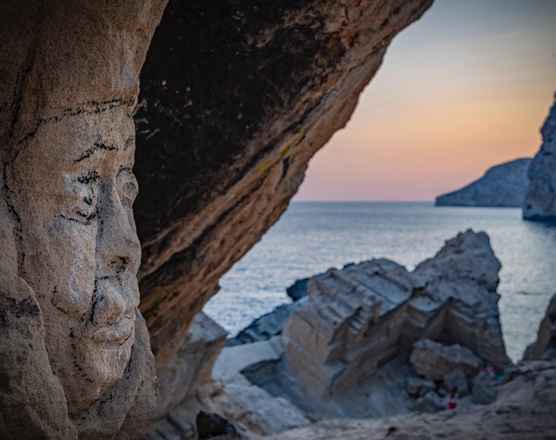 Atlantis Ibiza muur kunstwerk